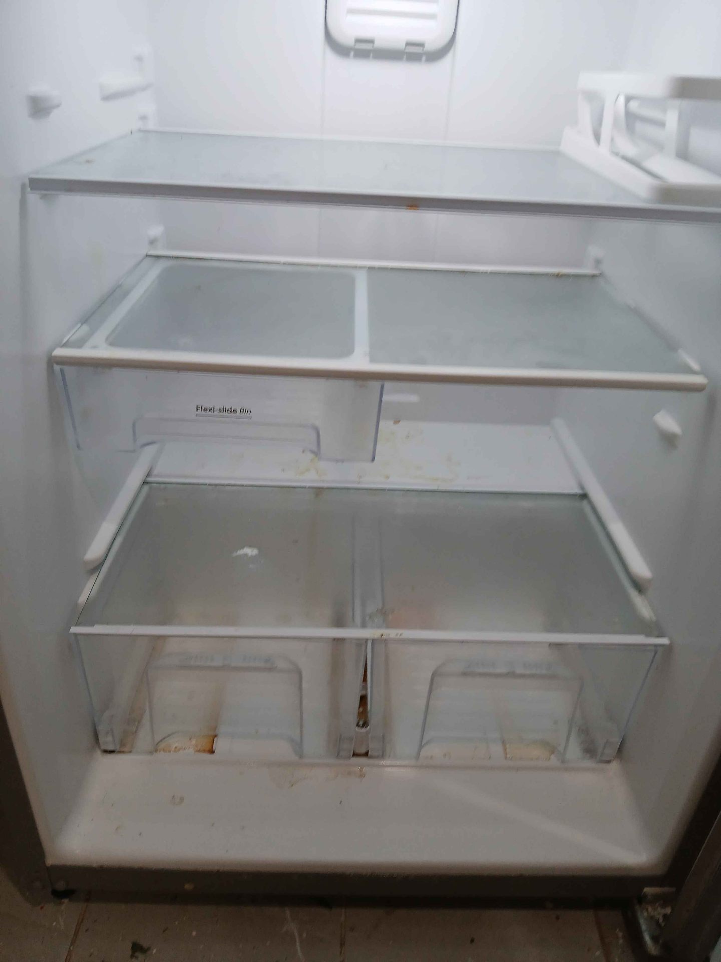 Fridge interior — before